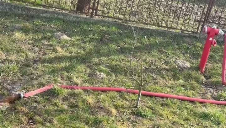 Przepłukiwanie hydrantu